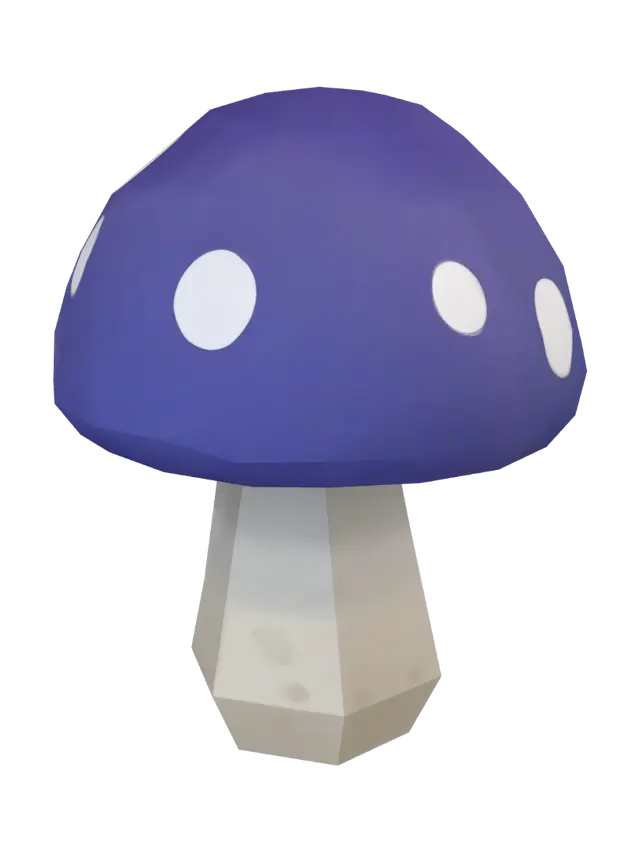 3D model for Glowcap Mushroom
