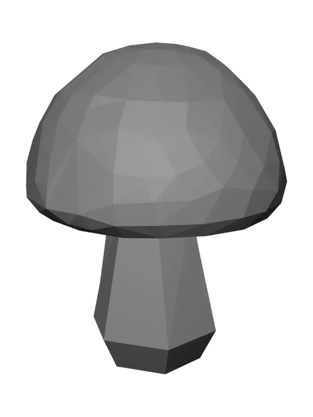 3D model for Glowcap Mushroom
