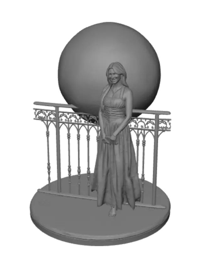 3D model for Bride by the Blue Sphere