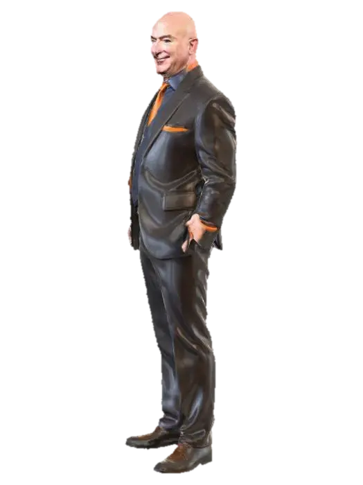 #villain#, Jeff Bezos - Ceo 3D model, vytvořený pomocí AI