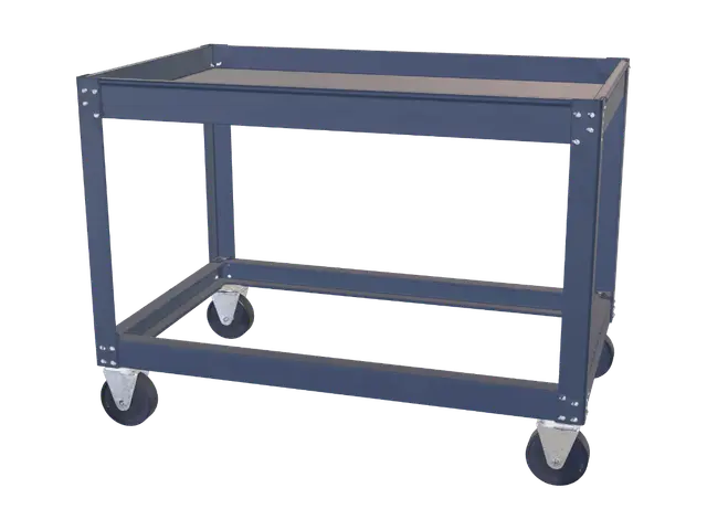 3D model for Blue Steel Utility Cart