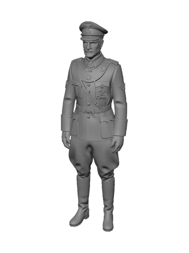 3D model for Gribu šo cilvēku saģērbtu, kā vācu SS virsnieku.
