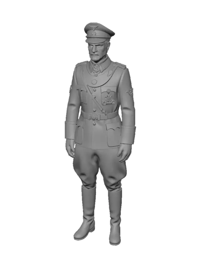 3D model for Gribu šo cilvēku saģērbtu, kā vācu SS virsnieku.