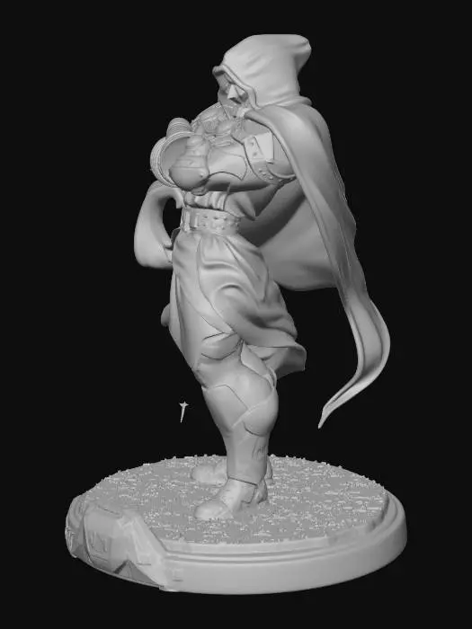 3D model for Green Cloaked Doom
