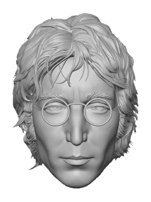 3D model for Rainbow Pop Portrait