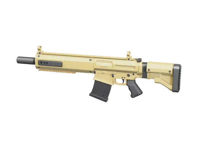 Fortnite Scar - Battlepass 3D model, vytvořený pomocí AI