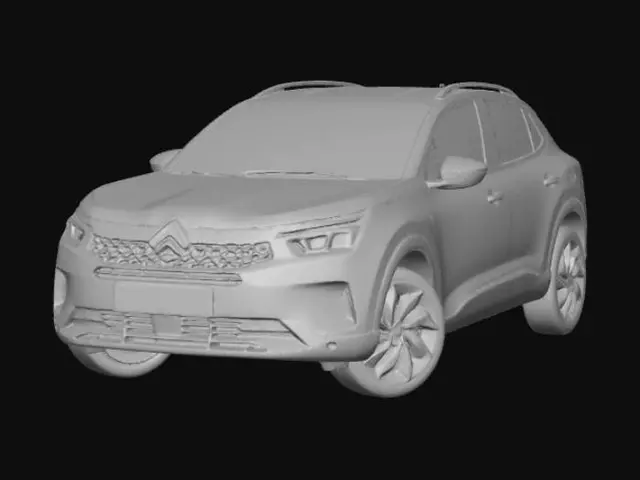 3D model for Citroën c4 2024 model arabanın siyah rengi olan versiyonunu tasarla
