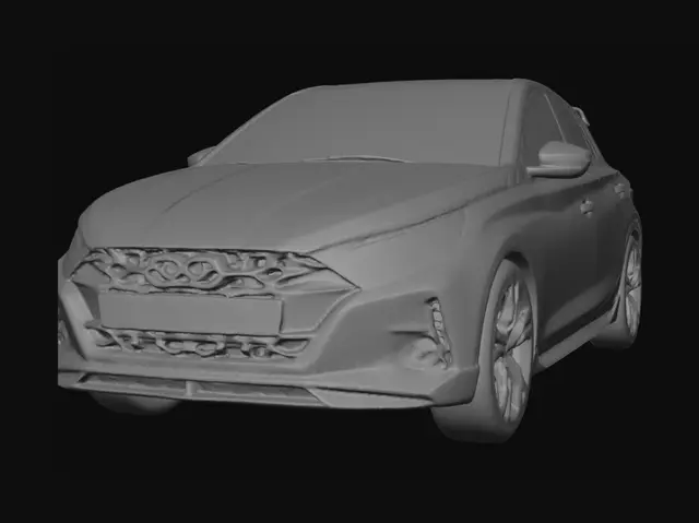 3D model for Hyundai i20N Dual View
