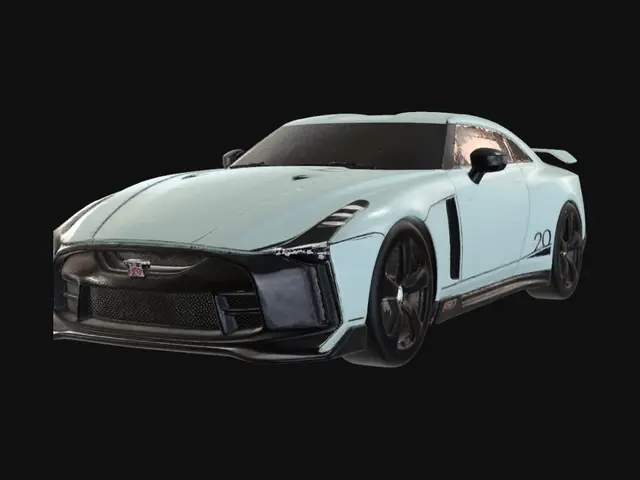 3D model for Nissan GT-R50 on a race track