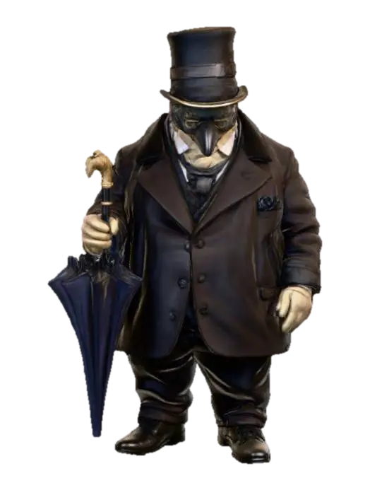The Penguin #villain# - Supervillain 3D model, vytvořený pomocí AI