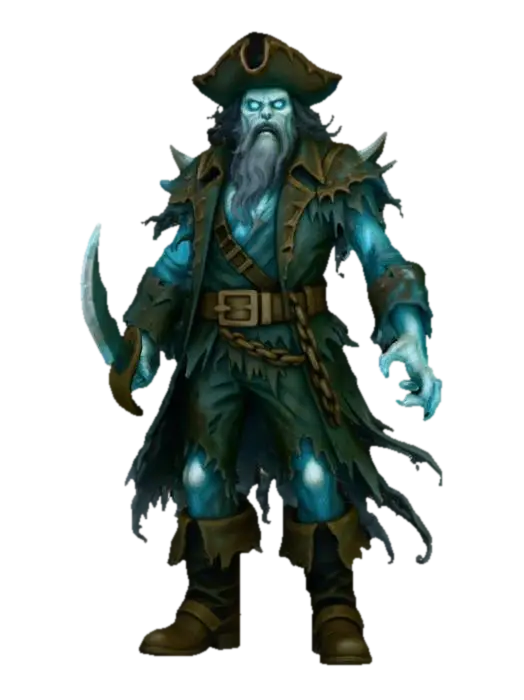 3D model for Ethereal Pirate Captain