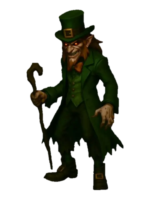 Modello 3D Jack the Leprechaun, generato dall’IA