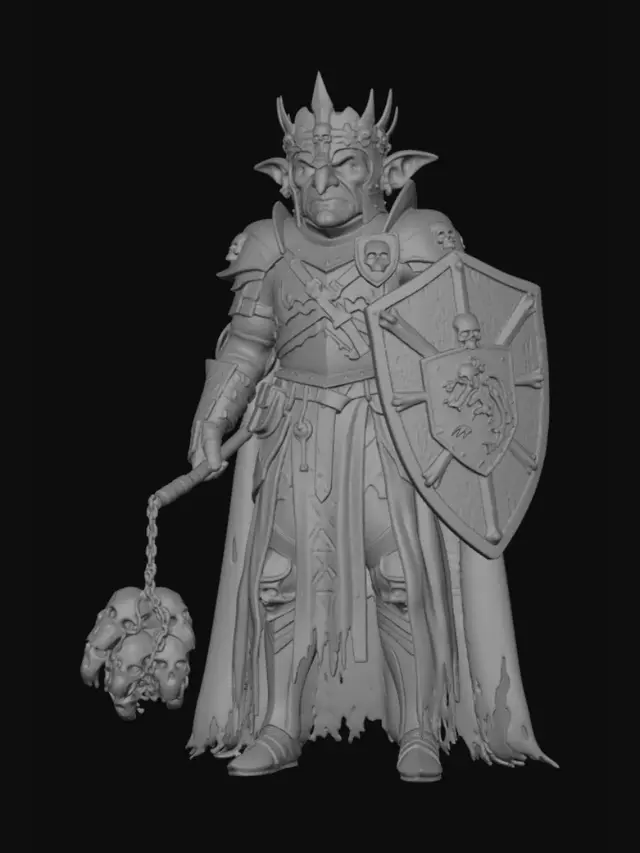3D model for The Bonebound Warlord