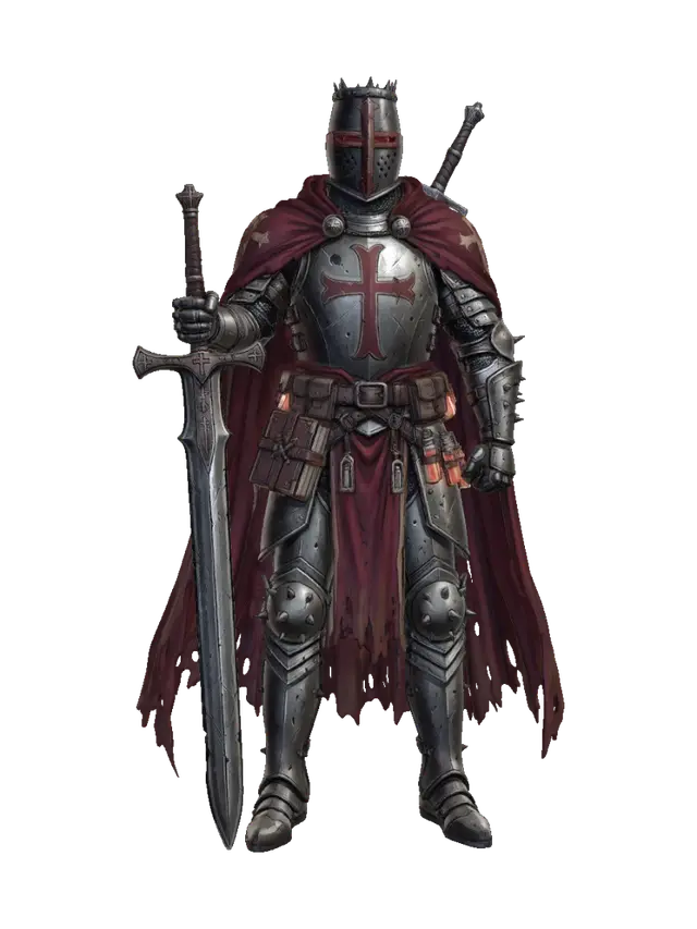 3D model for Crimson Cross Knight