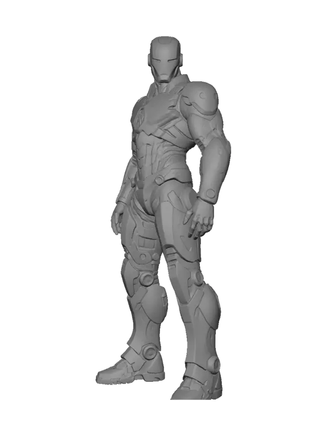 3D model for Iron Man Red and Gold Battle Suit