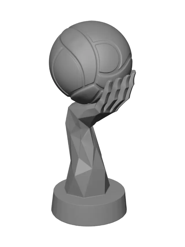 3D model for Volleyball Triumph: Passion and Discipline