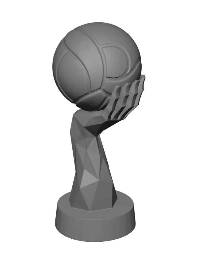 3D model for Volleyball Triumph: Passion and Discipline