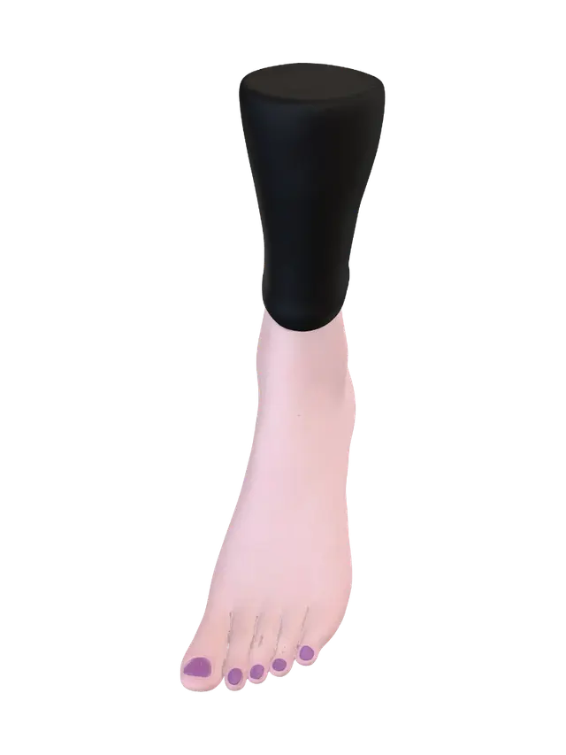 3D model for Purple Pedicure Portrait