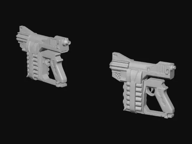 3D model for Dueling Vulcan Bolters