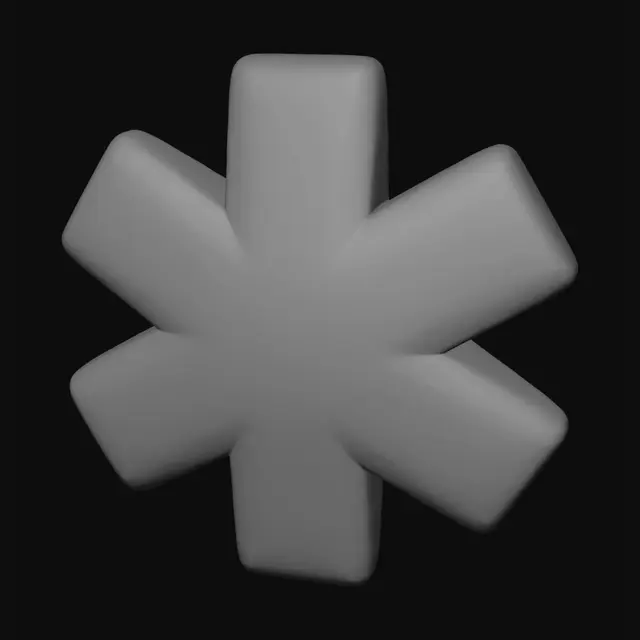 3D model for Star of Life