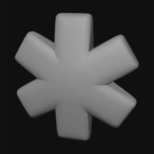 3D model for Star of Life