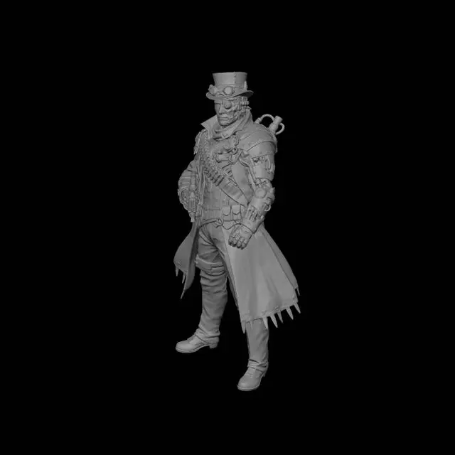 3D model for Clockwork Gunslinger