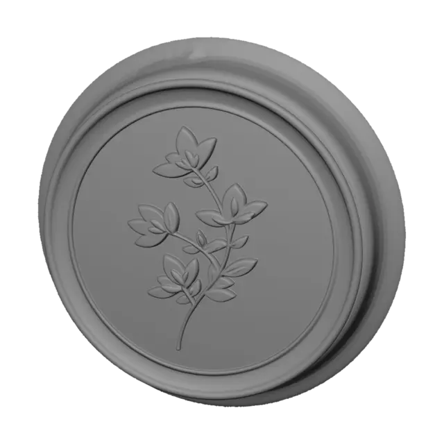3D model for Terracotta Oval Vine