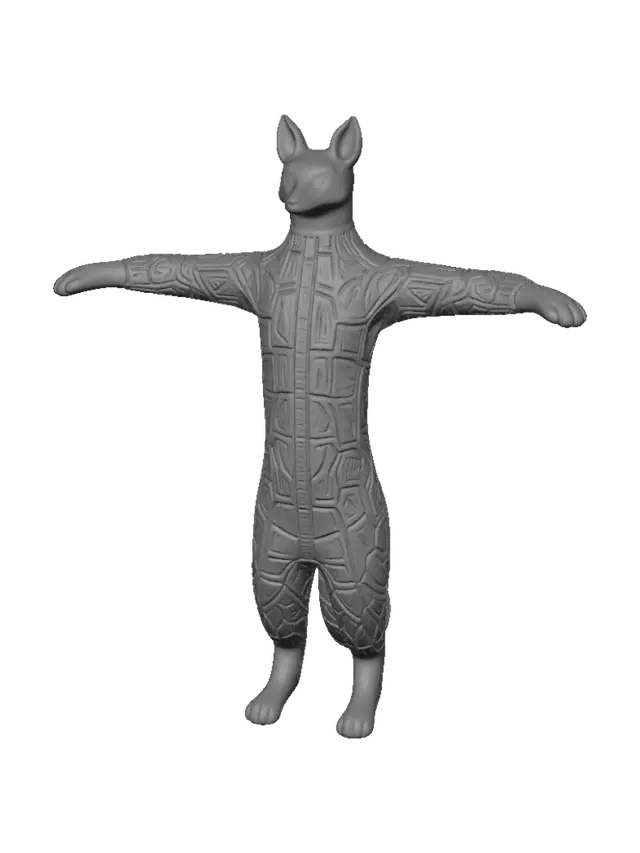 3D model for Mosaic Canine