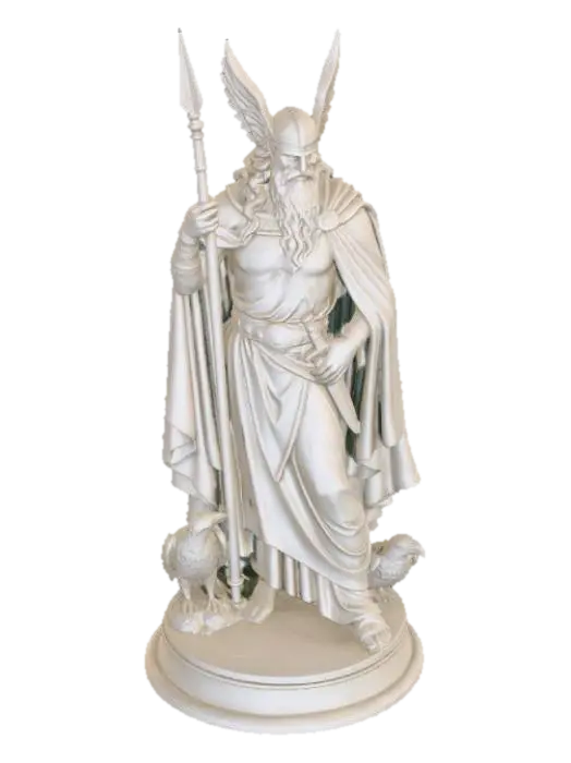 Odin 3D model, vytvořený pomocí AI