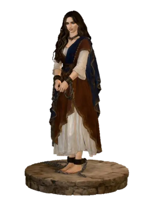 Velvet Chains - Fantasie 3D model, vytvořený pomocí AI