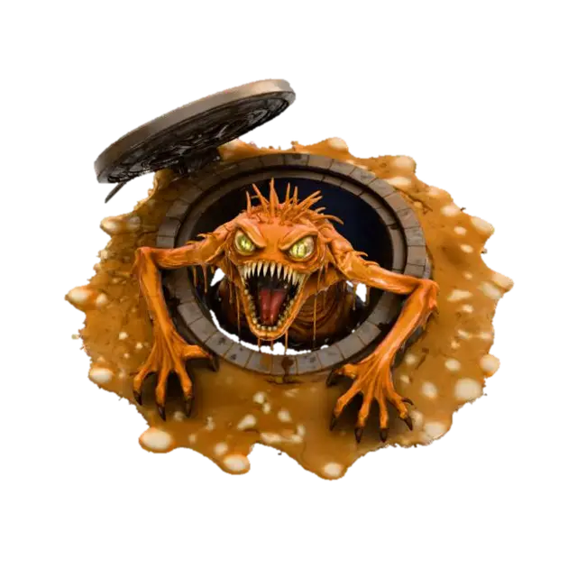 Monster - Fantasie 3D model, vytvořený pomocí AI