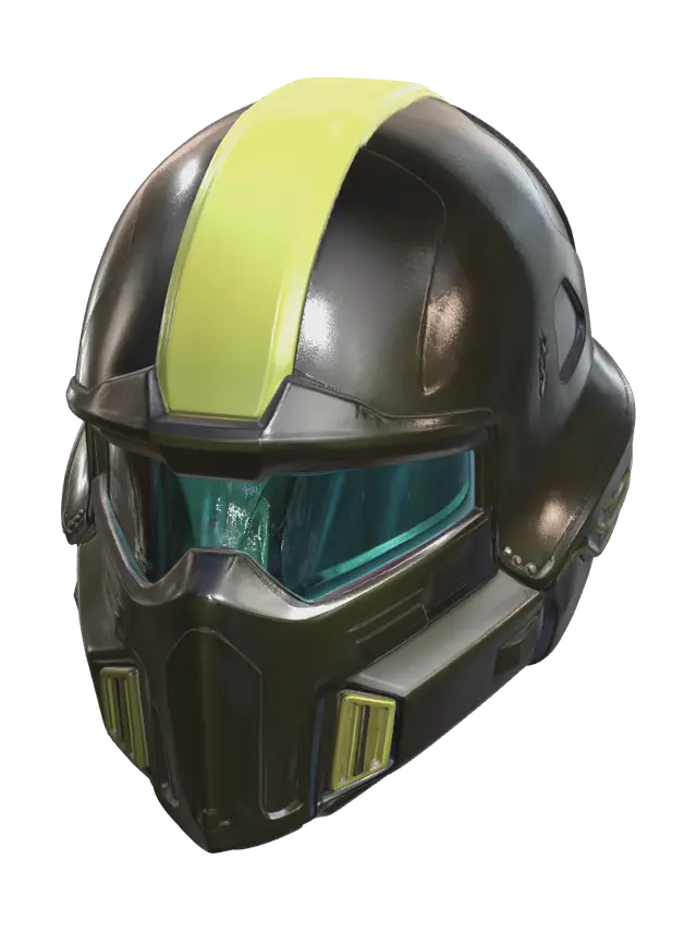3D model for Low-Poly Helldiver Helmet