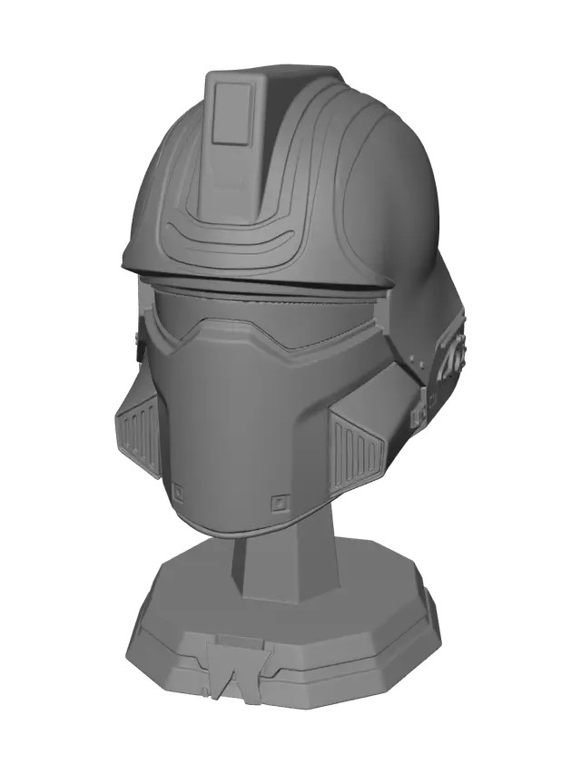 3D model for Helldiver Helmet