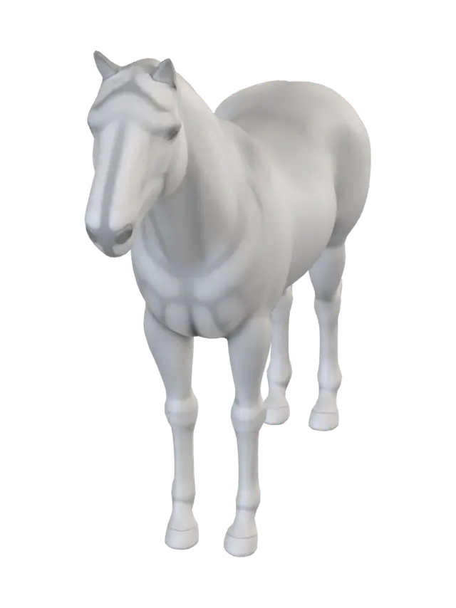 3D model for Silver Stallion
