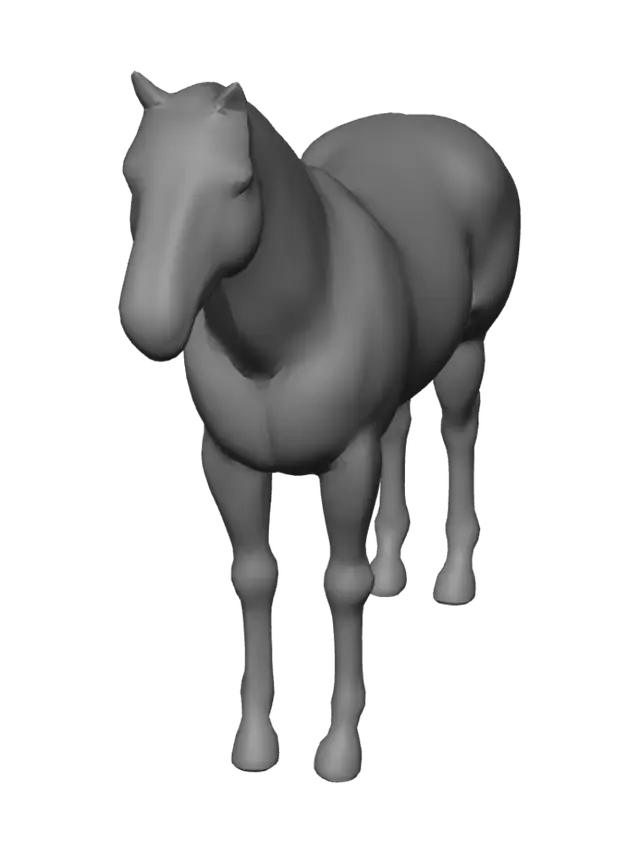 3D model for Silver Stallion