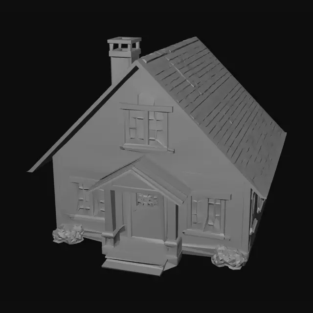 3D model for Sunlit Cottage