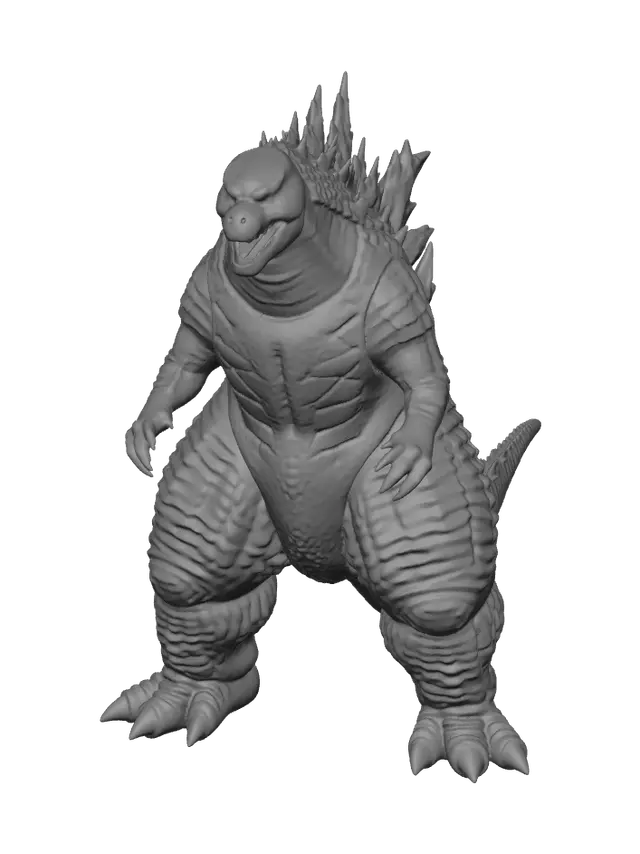 3D model for Stylized Burning Godzilla