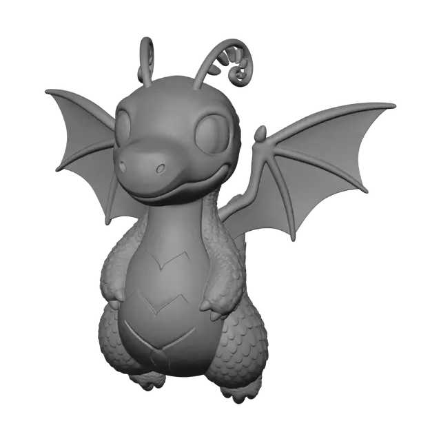 3D model for Emerald Leaf Dragon