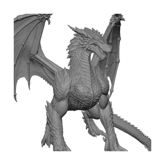 3D model for Crimson Ember Dragon
