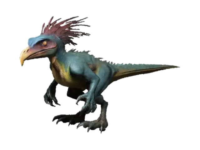 A Terrorbird with dinosaur features - Beasts 3D model, vytvořený pomocí AI