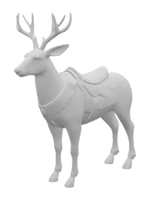 3D model for White Deer Mount