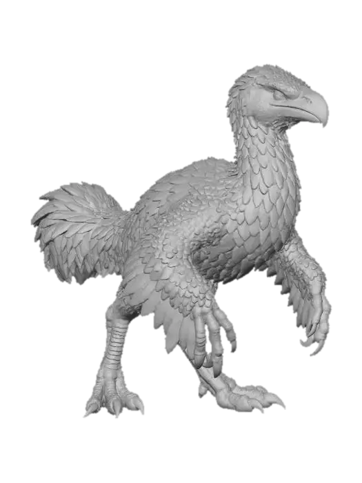 3D model for Terrorbird raptor