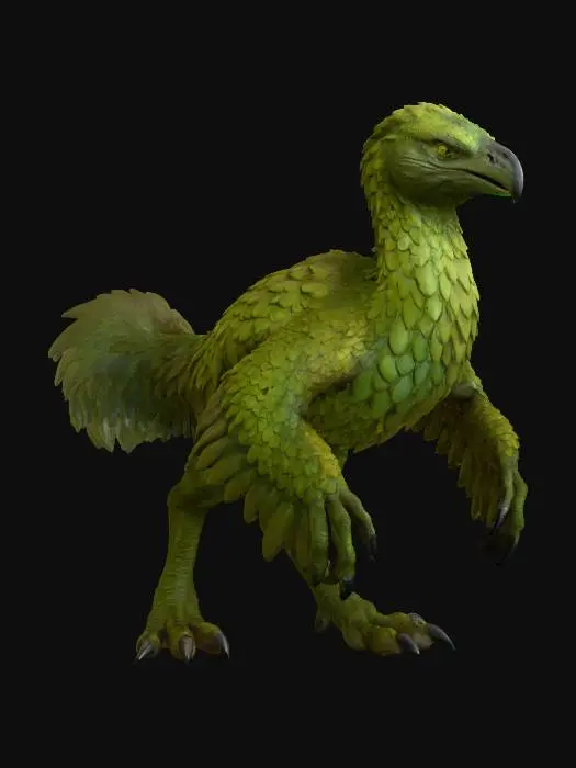 3D model for Terrorbird raptor