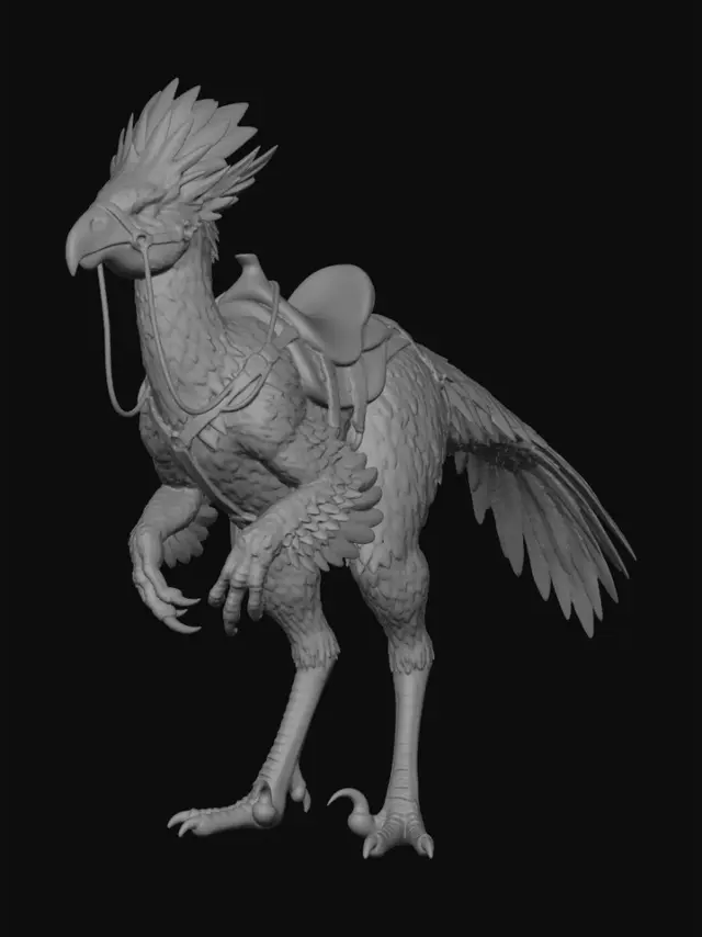 3D model for Turquoise Thunderbird