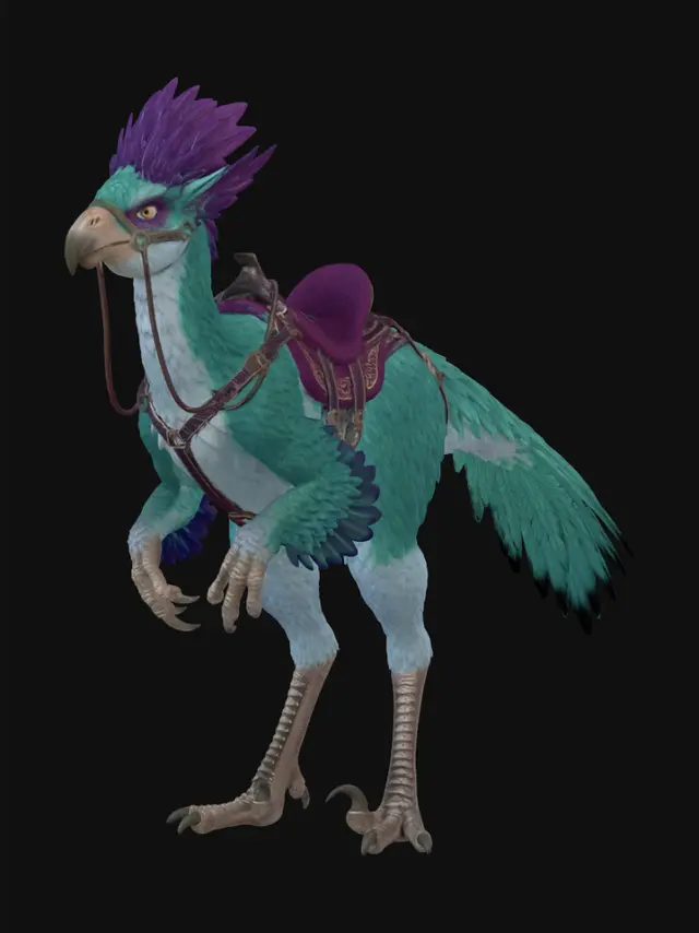 3D model for Turquoise Thunderbird