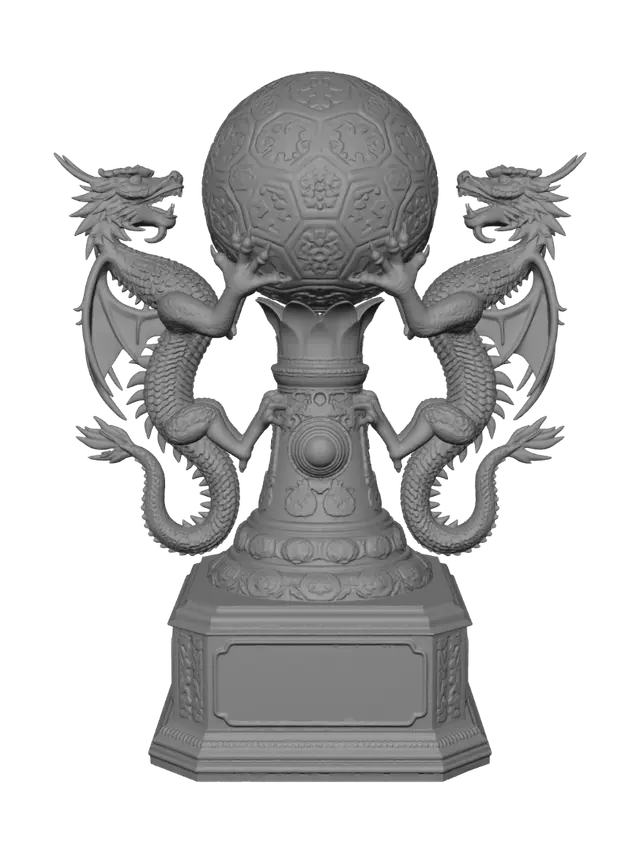 3D model for Dragon-Guarded Champions Trophy