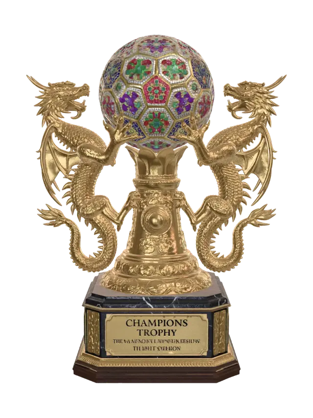3D model for Dragon-Guarded Champions Trophy