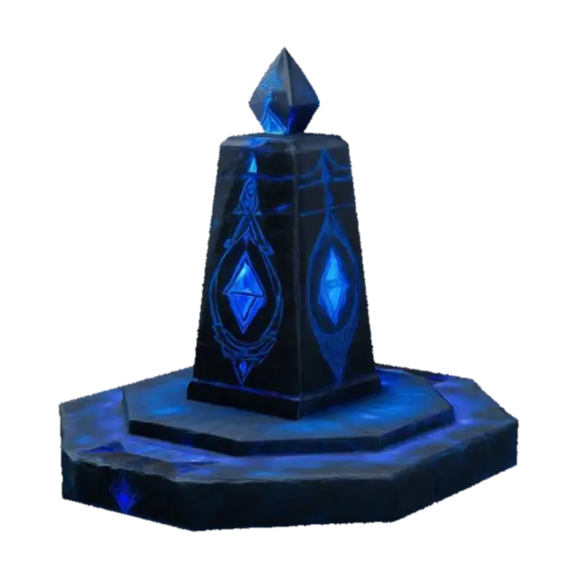 Arcane Obelisk - Crystal 3D model, vytvořený pomocí AI