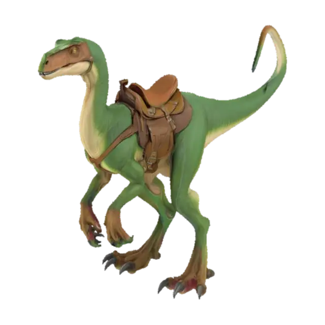 Raptor Mount, #game figure# 3D model, vytvořený pomocí AI