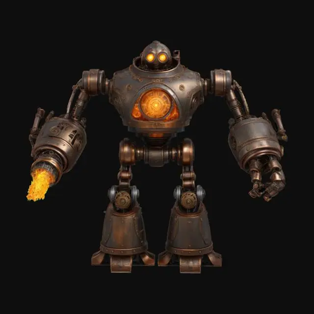 3D model for Flamebot